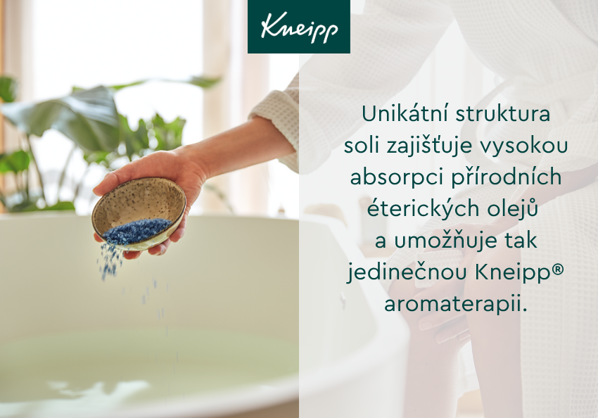 Unikátní struktura solí do koupele